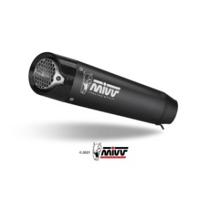 MIVV X-M5 COMPLETE EXHAUST SYSTEM YAMAHA MT-09 2024-2026, BLACK, RACING
