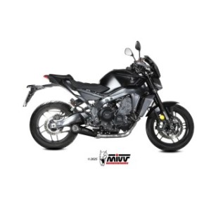 MIVV X-M5 COMPLETE EXHAUST SYSTEM YAMAHA MT-09 SP 2024-2026, BLACK, RACING
