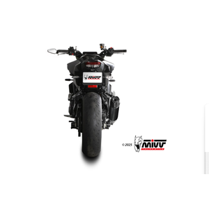 MIVV AK-1 COMPLETE EXHAUST SYSTEM YAMAHA MT-09 2024-2026, CARBON/CARBON, CATALYTIC