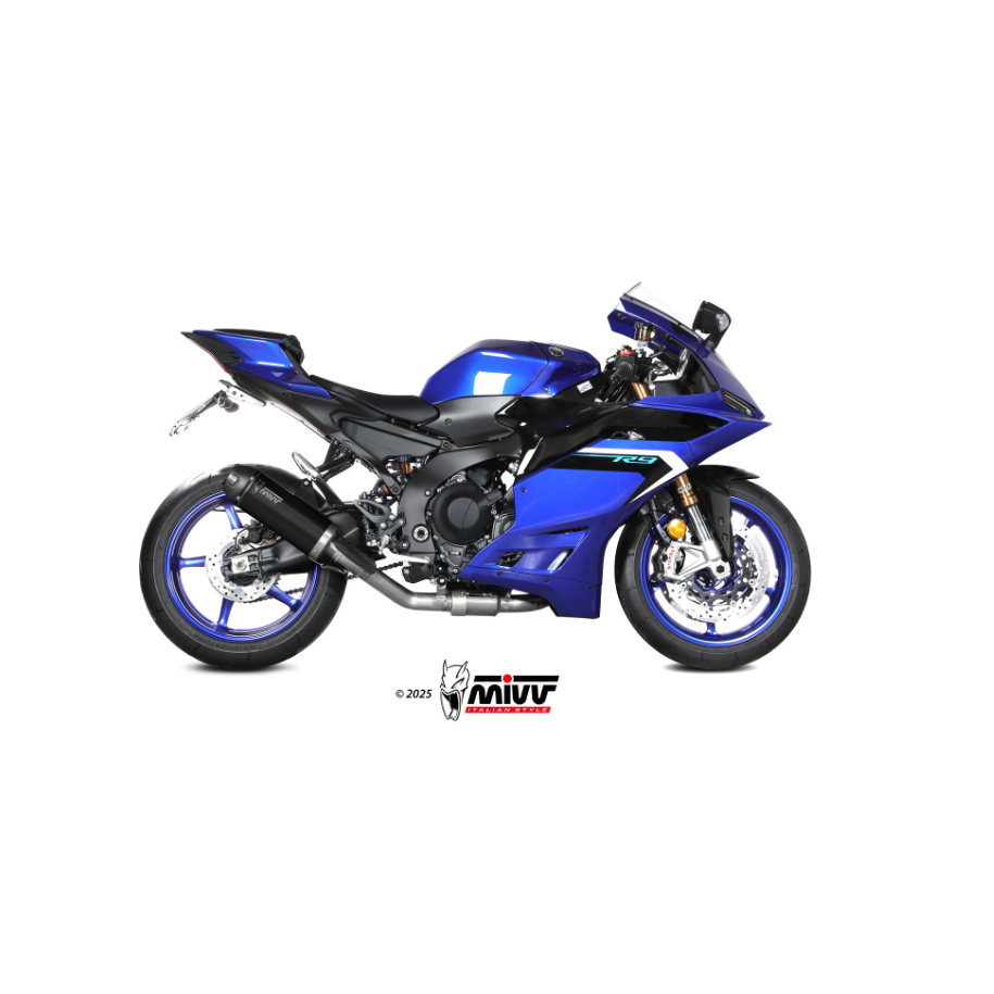 MIVV AK-1 COMPLETE EXHAUST SYSTEM YAMAHA R9 2025-2026 (EURO 5+), CARBON, DEKAT
