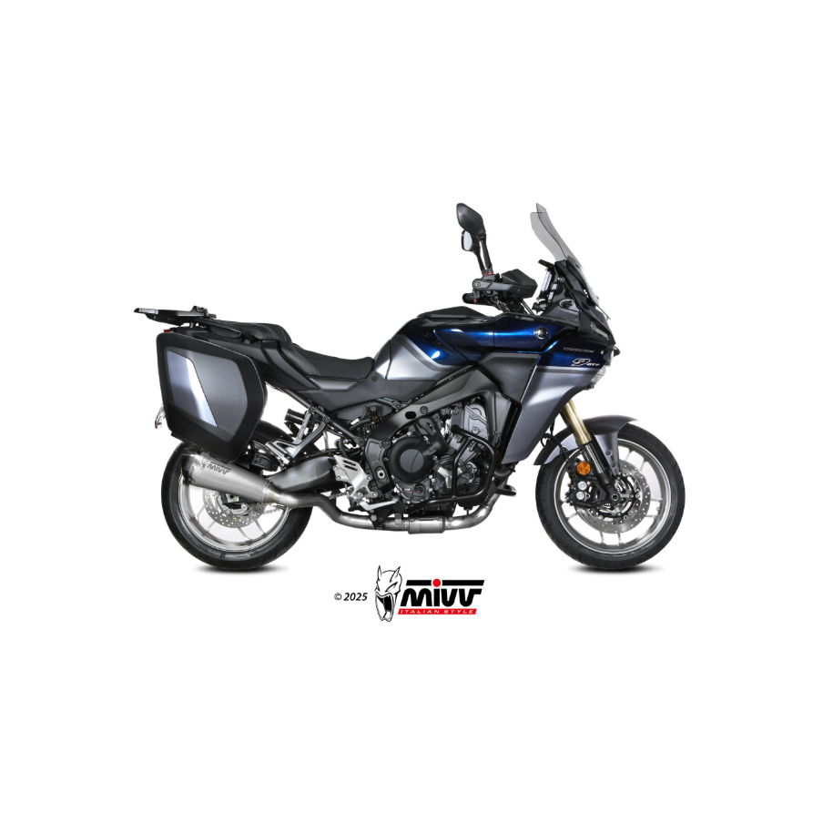 MIVV DELTA RACE COMPLETE EXHAUST SYSTEM YAMAHA TRACER 9 2025-2026 (EURO 5+), STEEL, DEKAT