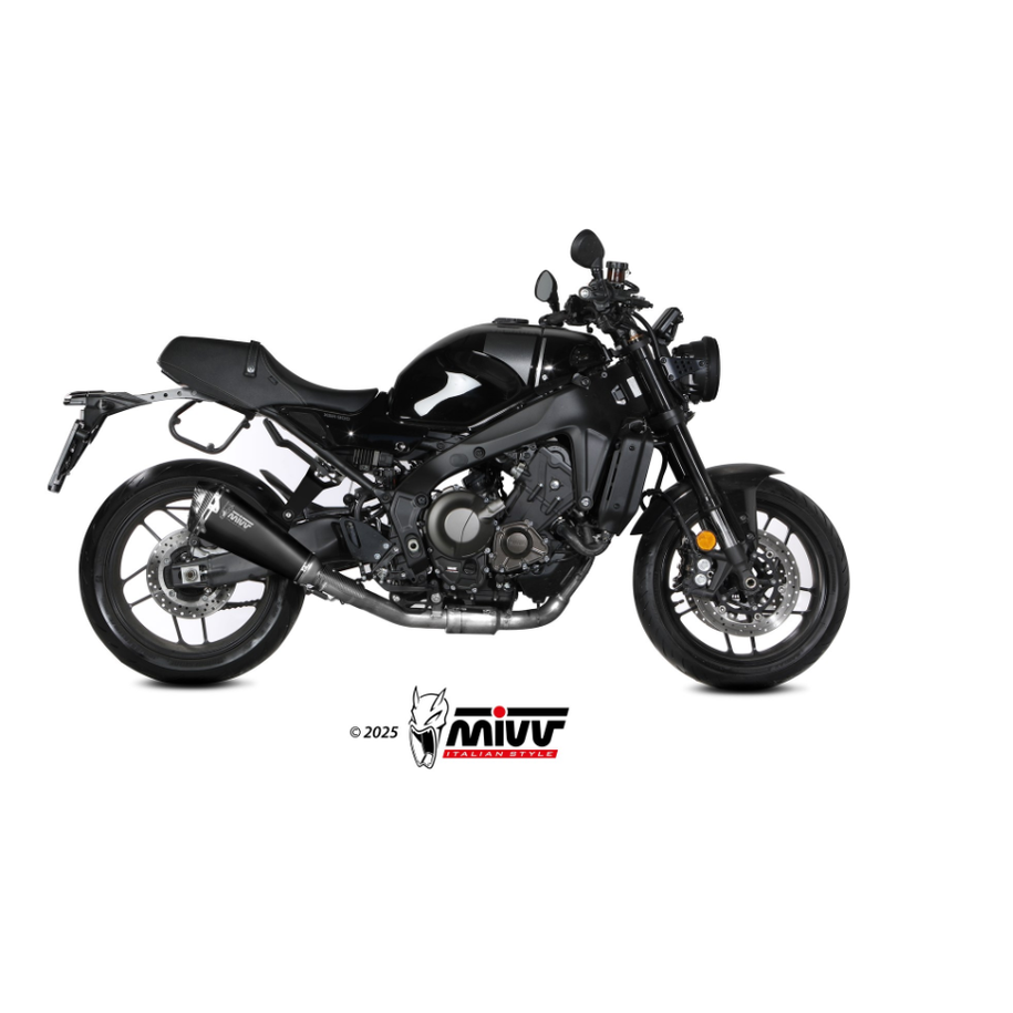 MIVV DELTA RACE COMPLETE EXHAUST SYSTEM YAMAHA XSR 900 2022-2023 (EURO 5), BLACK, CATALYTIC