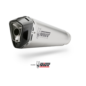 MIVV DELTA RACE COMPLETE EXHAUST SYSTEM YAMAHA TRACER 9 GT 2025-2026 (EURO 5+), STEEL, DEKAT