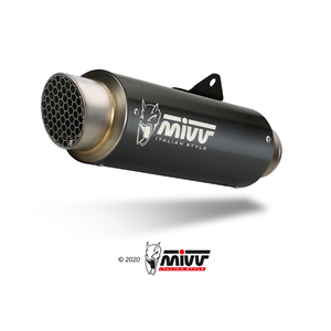 MIVV GP PRO COMPLETE EXHAUST SYSTEM YAMAHA XSR 900 2022-2023 (EURO 5), BLACK, CATALYTIC