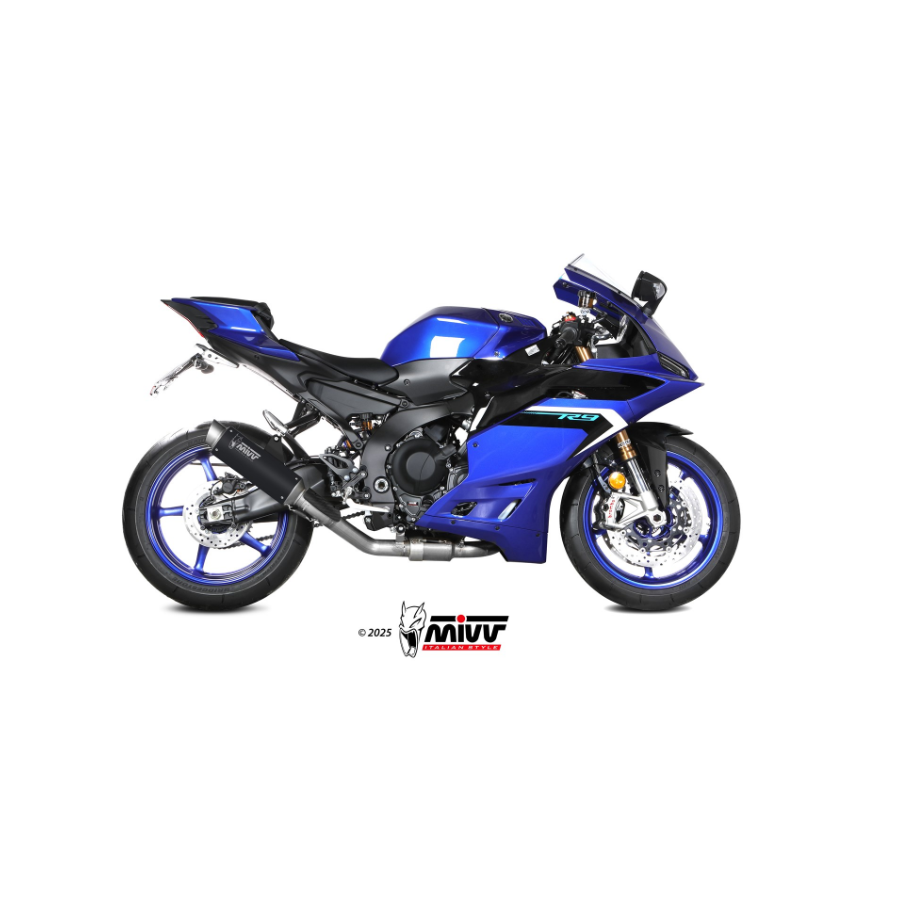 IMPIANTO DI SCARICO COMPLETO MIVV GP PRO YAMAHA R9 2025-2026 (EURO 5+), BLACK, CATALIZZATO