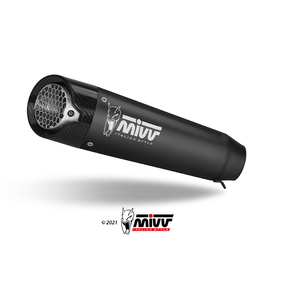 MIVV X-M5 COMPLETE EXHAUST SYSTEM SUZUKI GSX-8R 2024-2026 (EURO 5+), BLACK, RACING