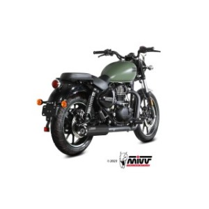 TERMINALE MIVV HR-1 ROYAL ENFIELD METEOR 350 2021-2024, OMOLOGATO BLACK