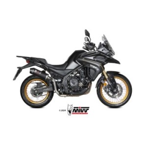 TERMINALE MIVV OVALE VOGE VALICO 525 DSX 2025-2026 (EURO 5+), OMOLOGATO BLACK/CARBONIO
