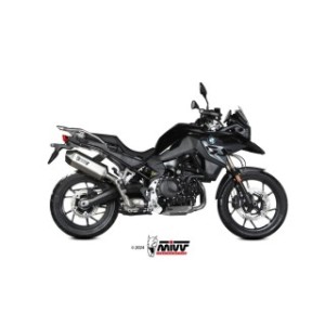 TERMINALE MIVV SPEED EDGE BMW F 800 GS 2024-2025, OMOLOGATO ACCIAIO/CARBONIO