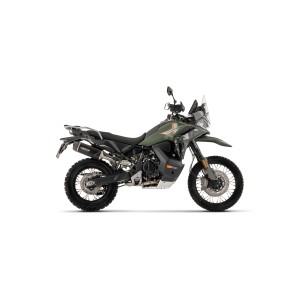 TERMINALE ARROW INDY RACE EVO CF MOTO 1000 MT-X 2026 (EURO 5+), ALLUMINIO DARK/CARBONIO, OMOLOGATO