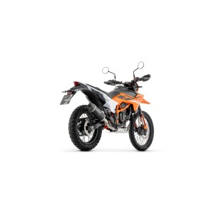 ARROW INDY RACE EVO EXHAUST KTM 390 ENDURO R 2025-2026 (EURO 5+), DARK ALUMINUM/CARBON, APPROVED