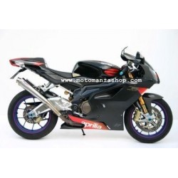 COPPIA TERMINALI MIVV X-CONE PER APRILIA TUONO 1000 R, RSV 1000 R (FACTORY), DEKAT ACCIAIO