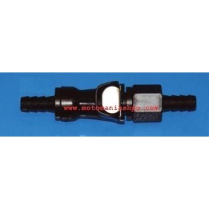 ACOPLAMIENTO RAPIDO DE PLASTICO PARA DIAM DE MANGUERA DE COMBUSTIBLE. EN T. 6 MM