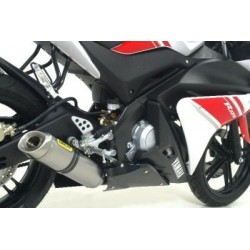 ARROW THUNDER FULL EXHAUST SYSTEM INOX YAMAHA YZF-R 125 2008-2013, ALUMINUM/STEEL, DEKAT