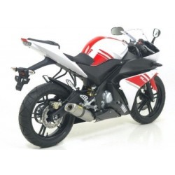 ARROW THUNDER FULL EXHAUST SYSTEM INOX YAMAHA YZF-R 125 2008-2013, ALUMINUM/STEEL, DEKAT