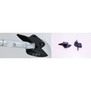 LIGHTECH ALUMINUM MIRROR ADAPTERS WITH FAIRING MOUNT YAMAHA T-MAX 530 2012-2016