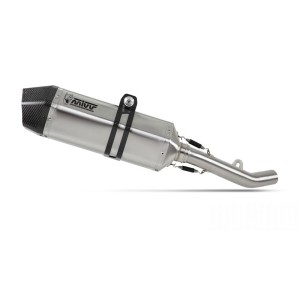 TERMINALE MIVV SPEED EDGE SUZUKI V-STROM 650 2012-2016, DEKAT ACCIAIO/CARBONIO