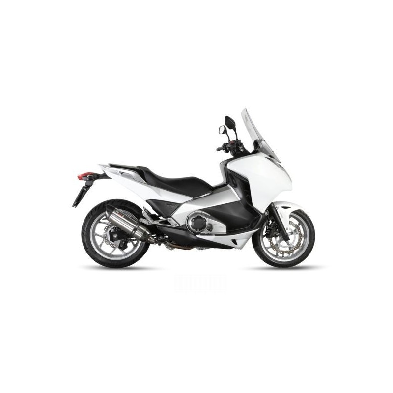 EXHAUST MIVV SUONO HONDA INTEGRA 700 2012-2013, APPROVED STEEL/CARBON