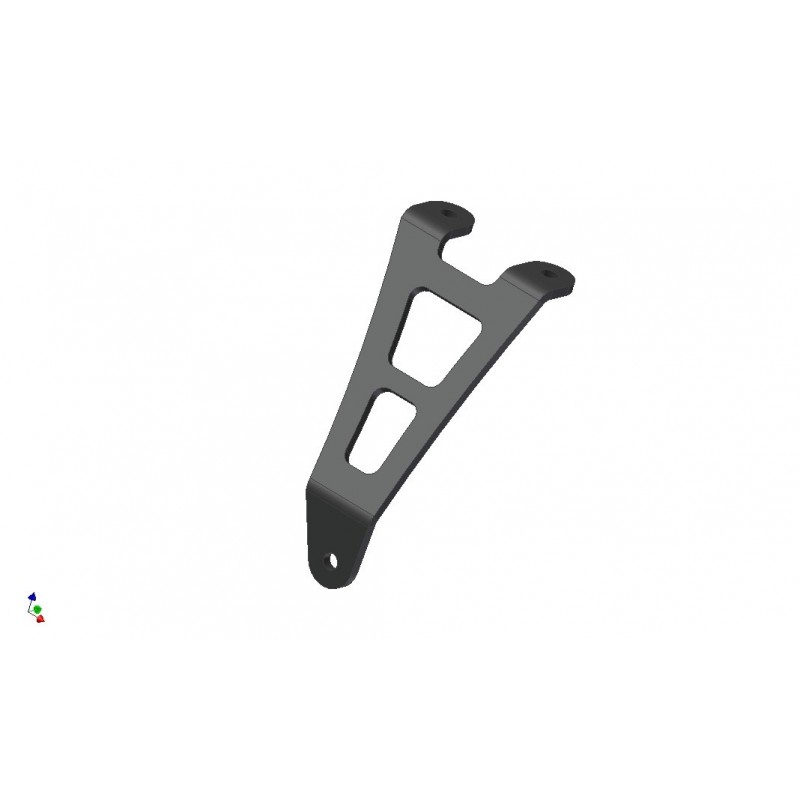 PAR DE SOPORTES SOPORTE TERMINAL ESCAPE (DER + IZQ) STEELBIKE SUZUKI GSX-R 1000 2007-2008