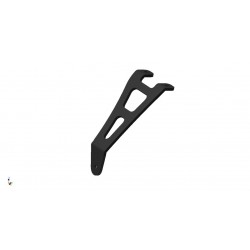 PAIR OF EXHAUST TERMINAL SUPPORT BRACKETS (RH + LH) SUZUKI GSX-R 1000 2009-2011