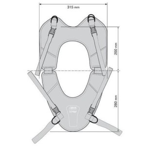 GIVI BASE UNIVERSAL PARA FIJAR BOLSAS DEPÓSITO PARA MOTOCICLETAS CON DEPÓSITO DE PLÁSTICO