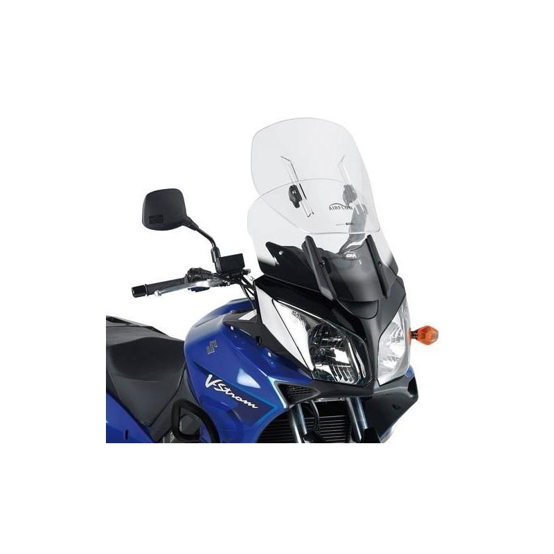 PARABREZZA SCORREVOLE GIVI SUZUKI V-STROM 650 2004-2011, V-STROM 1000 2004-2013, TRASPARENTE