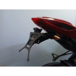 LICENSE PLATE SUPPORT MV AGUSTA F3 675 2012-2019, WITH ADJUSTABLE INCLINATION