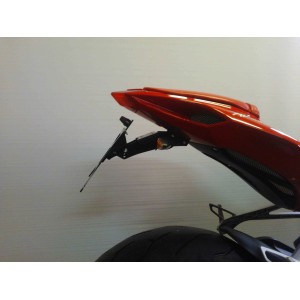 LICENSE PLATE SUPPORT MV AGUSTA F3 675 2012-2019, WITH ADJUSTABLE INCLINATION