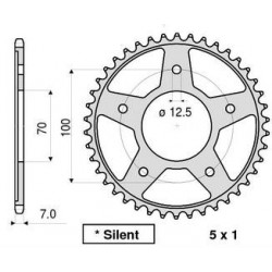 CORONA DE ACERO PARA CADENA 525 BMW HP4 2013-2014