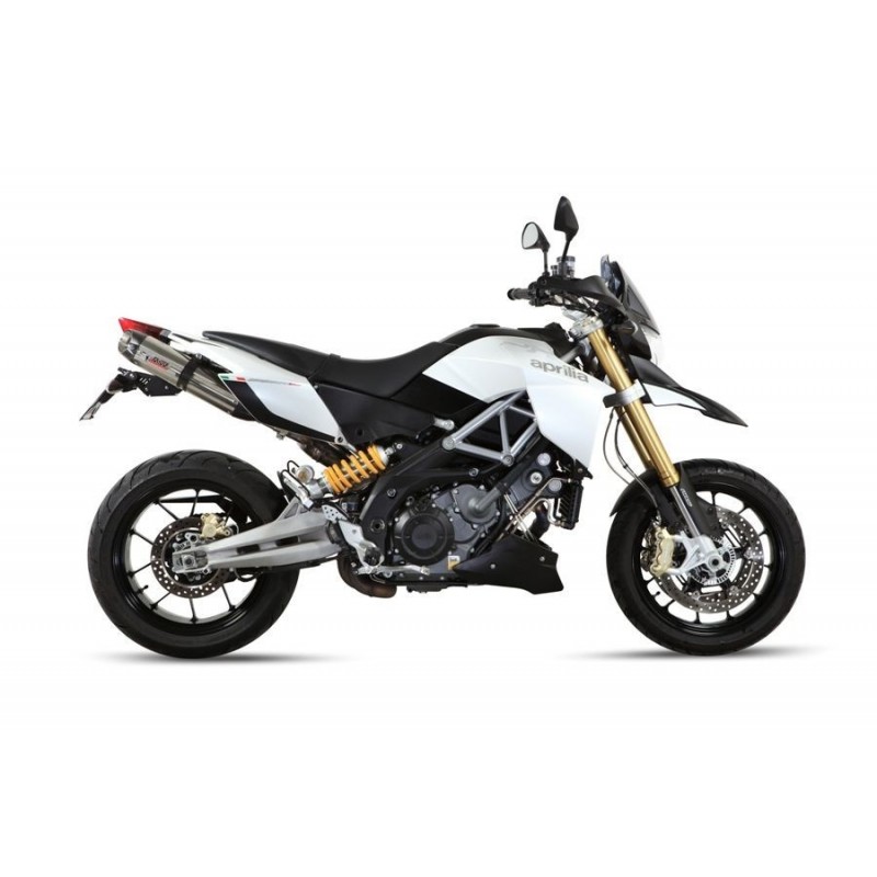 COPPIA TERMINALI MIVV SUONO APRILIA DORSODURO 1200 2012-2015, DEKAT ACCIAIO/CARBONIO