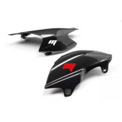 PAIR OF CARBON FIBER REAR SIDE PANELS DUCATI HYPERMOTARD 1100/S 2007-2009