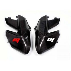 PAIR OF CARBON FIBER FRONT SIDE PANELS DUCATI HYPERMOTARD 1100/S 2007-2009