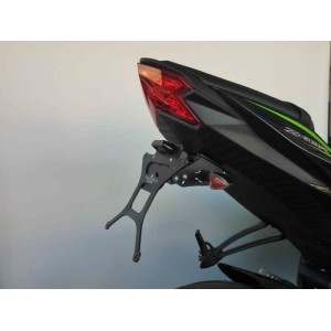 PORTAMATRÍCULA PARA KAWASAKI ZX-6R 600 2013, CON INCLINACIÓN AJUSTABLE