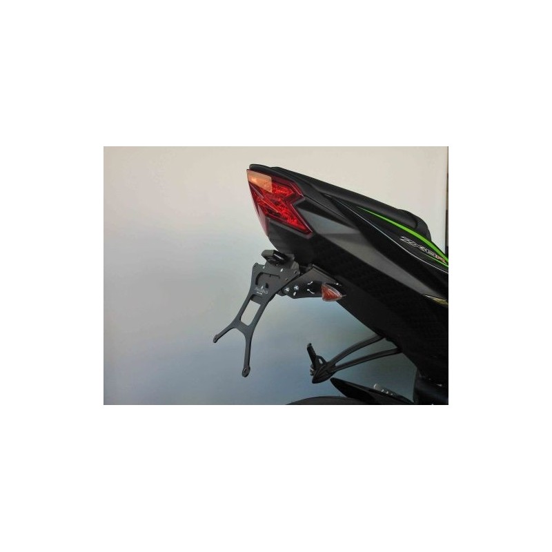 LICENSE PLATE SUPPORT KAWASAKI ZX-6R 600 2013, WITH ADJUSTABLE INCLINATION