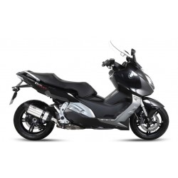 TERMINALE MIVV SUONO PER BMW C 600 SPORT 2012-2015, OMOLOGATO ACCIAIO/CARBONIO