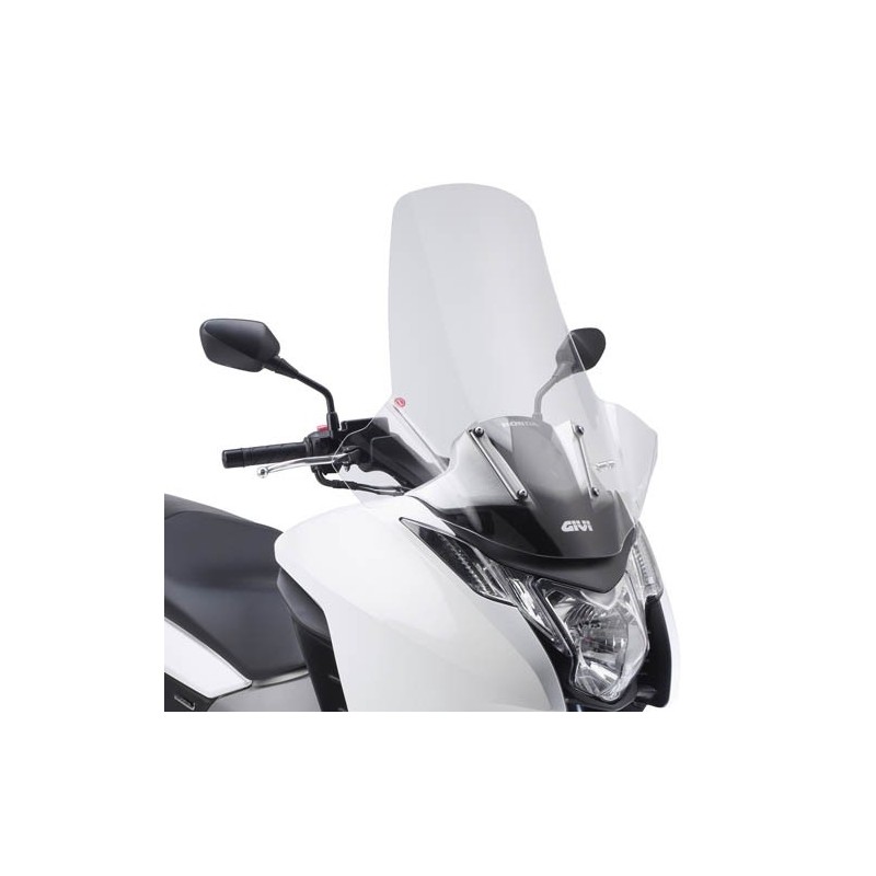 GIVI WINDSCHUTZSCHEIBE MIT HANDSCHUTZ HONDA INTEGRA 700 2012-2013, INTEGRA 750 2014-2020, CLEAR