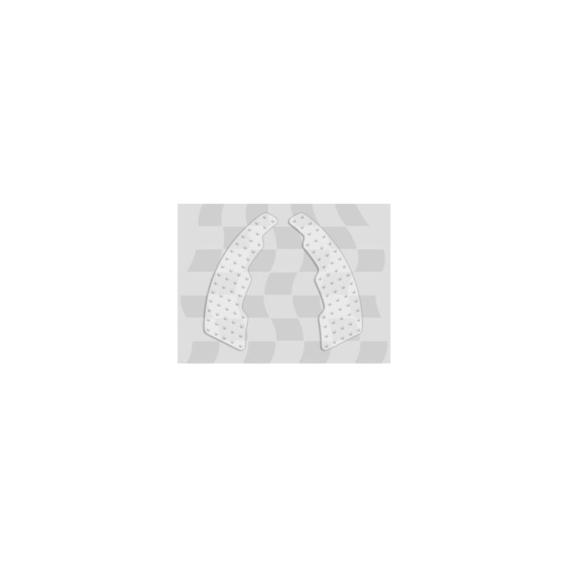 PAIR OF RACING GRIP 3D SHAPES, TRANSPARENT
