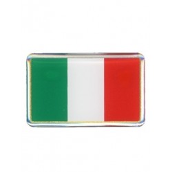 3D FLAG STICKER ITALY 50X30 MM