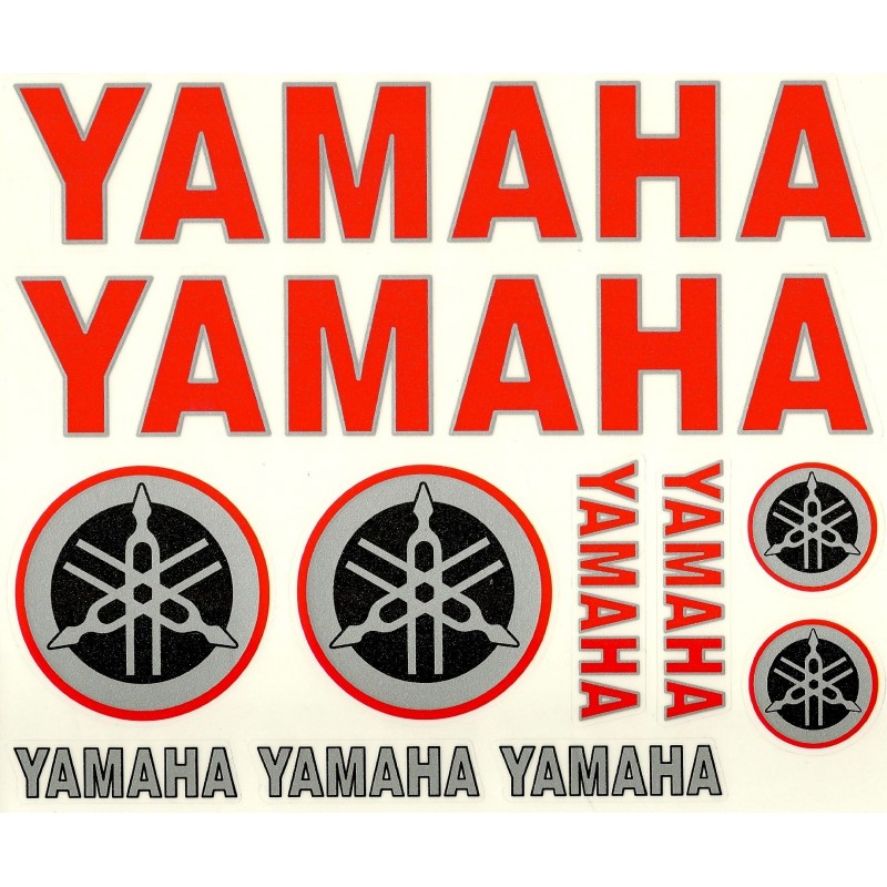 KIT DE ADHESIVOS PATROCINADOR TÉCNICO SERIE 900 DECO 'TIPO YAMAHA 20X24 CM