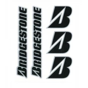 TECHNISCHES SPONSOR-STICKER-KIT, BRIDGESTONE-TYP