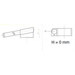 COPPIA MOZZETTI MANUBRIO LIGHTECH CON OFFSET 40 MM DIAM. 48 MM