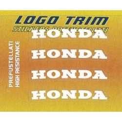 ADHESIVE SET TRIM SERIES WITH "HONDA" LOGO, WHITE H 5 MM