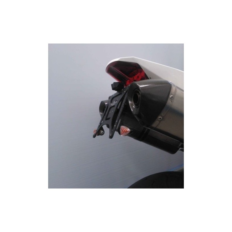 PORTAMATRÍCULA PARA KTM 990 SUPER DUKE R 2012-2013*, CON INCLINACIÓN AJUSTABLE