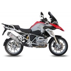 EXHAUST MIVV OVAL FOR BMW R 1200 GS 2013-2018, APPROVED TITANIUM/CARBON