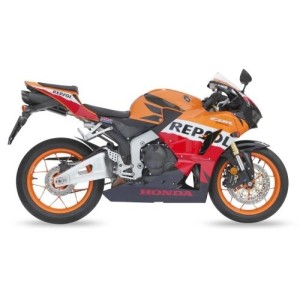 TERMINALE MIVV SUONO HONDA CBR 600 RR 2013-2017, OMOLOGATO BLACK/CARBONIO