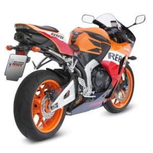 EXHAUST MIVV SUONO HONDA CBR 600 RR 2013-2017, APPROVED BLACK/CARBON