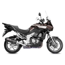 TERMINALE MIVV OVALE KAWASAKI VERSYS 1000 2012-2014, OMOLOGATO CARBONIO