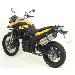 TERMINALE ARROW MAXI RACE-TECH BMW F 650 GS 2008-2012, TITANIO/CARBONIO, OMOLOGATO