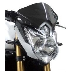 NIEDRIGE WINDSCHUTZSCHEIBE IN KOHLENSTOFFFASER YAMAHA FZ8 2010-2015