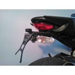 PORTAMATRÍCULA PARA DUCATI MONSTER 821 2014-2017, CON INCLINACIÓN AJUSTABLE